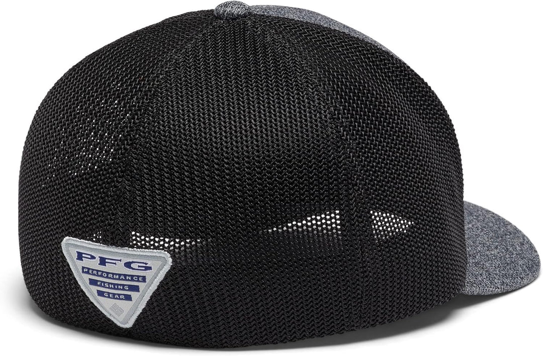 Columbia Unisex PFG Statetriot Mesh Ball Cap L-XL Grill Heather/Tx Patch, L-XL Grill Heather/Tx Patc