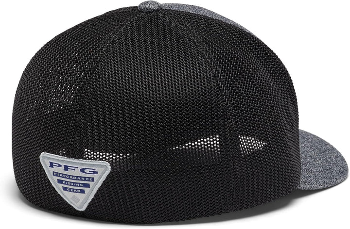 Columbia Unisex PFG Statetriot Mesh Ball Cap L-XL Grill Heather/Tx Patch, L-XL Grill Heather/Tx Patc
