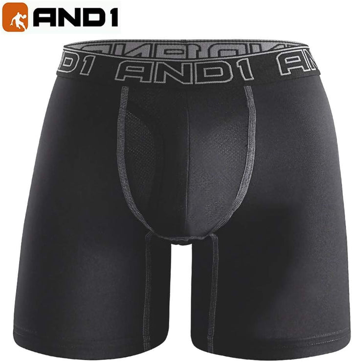 AND1 Sport Boxershorts 5er Pack Unterwäsche Herren Unterhosen Männer Retroshorts Boxer Brief Sportun