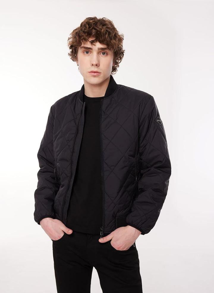 Replay Herren Jacke Bomberjacke Winter M Black 098, M Black 098