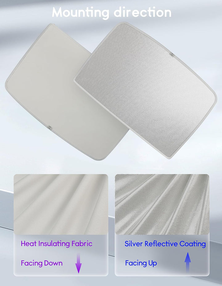 ThinsGo for Tesla Model Y Sonnendach Sonnenschutz Abdeckung Blocks UV Strahlen Skylight Sonne UV Sch