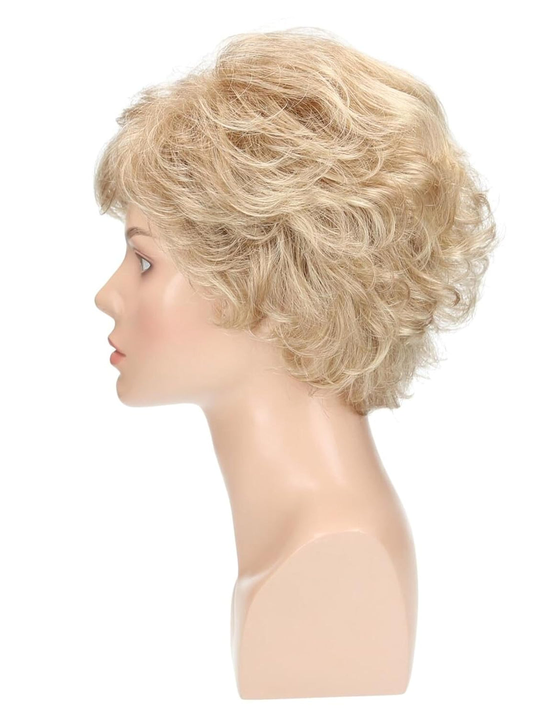 Perücke Iris aus hochwertigem Kunsthaar, kaum von Echthaar zu unterscheiden Lichthell-/Sandblond gem