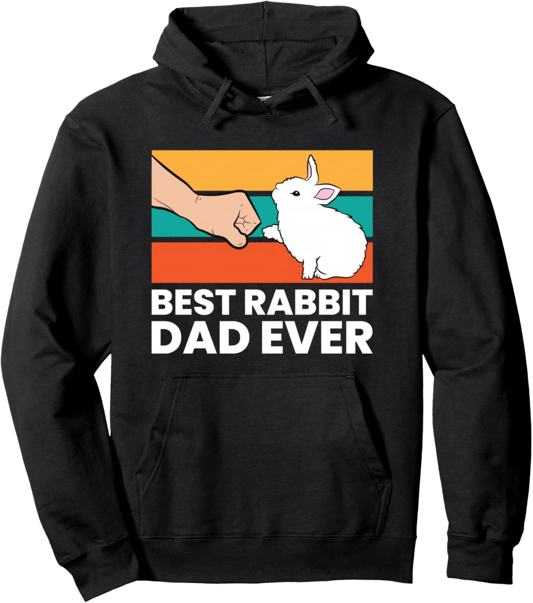 Bester Kaninchen Papa aller Zeiten Lustiger Papa Hase Pullover Hoodie