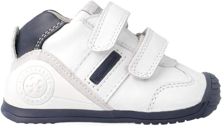 Biomecanics Unisex Kinder 151157 Lauflernschuhe, Weiss und Blau Super Weich