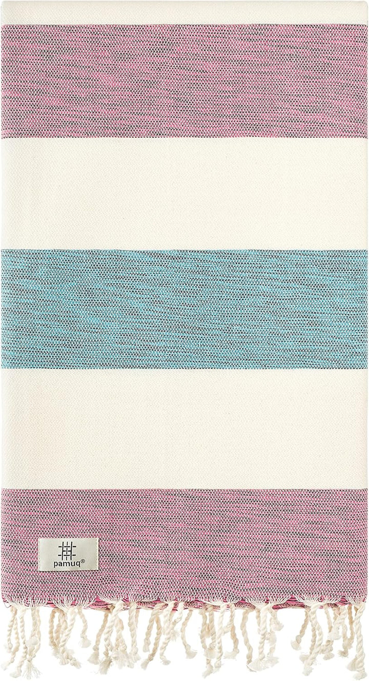 Strandtuch XXL Saunatuch Badetuch Hamamtuch Gross Baumwolle Duschtuch Pestemal Handtuch Fouta Pareo