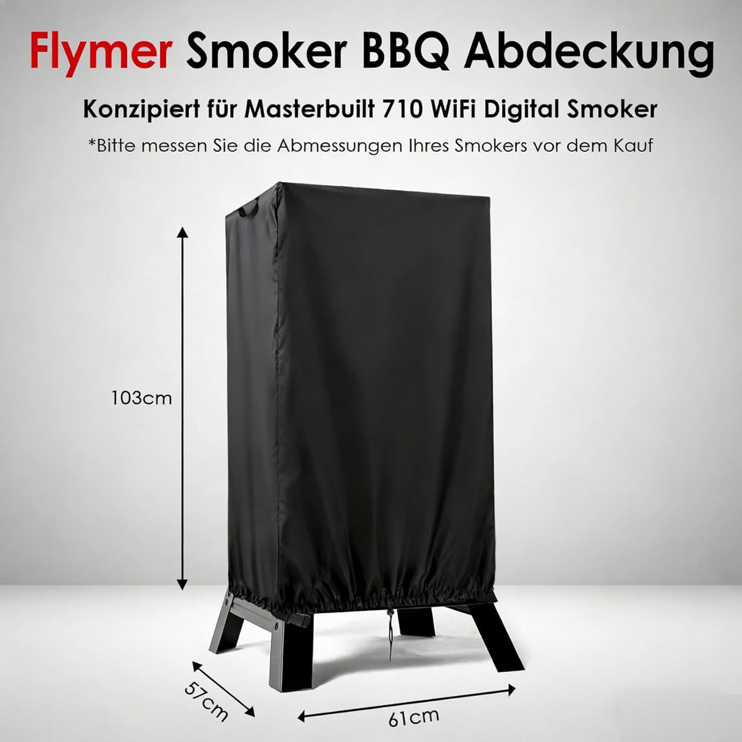 Smoker BBQ Abdeckung, 500D Heavy Duty Smoker Cover für Masterbuilt Digital Smoker mit Griffen, wasse