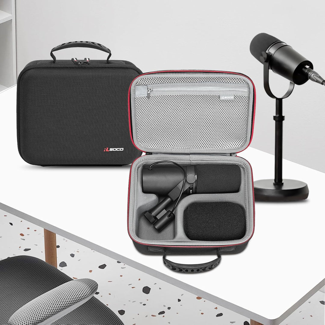 Tasche für Shure MV6 / SM7B / SM7dB Dynamisches Mikrofon | RLSOCO Hülle für Shure MV7X XLR / MV7i /