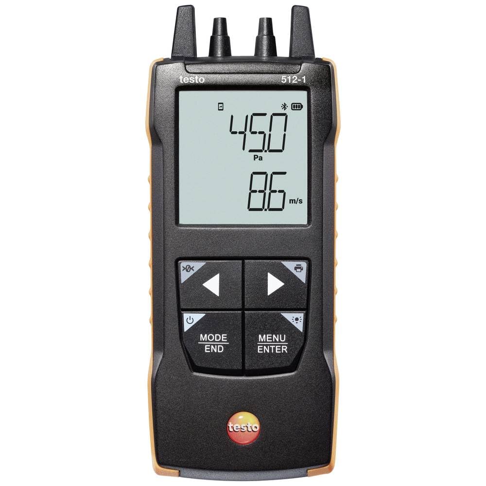 testo - 512-1 - 0563 1512 - Digitales Differenzdruckmessgerät mit App-Anbindung für den Einsatz in d