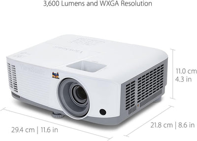 Viewsonic PA503W 3D Heimkino DLP Beamer (WXGA, 3.600 ANSI Lumen, HDMI, 2 Watt Lautsprecher, 1.1x opt