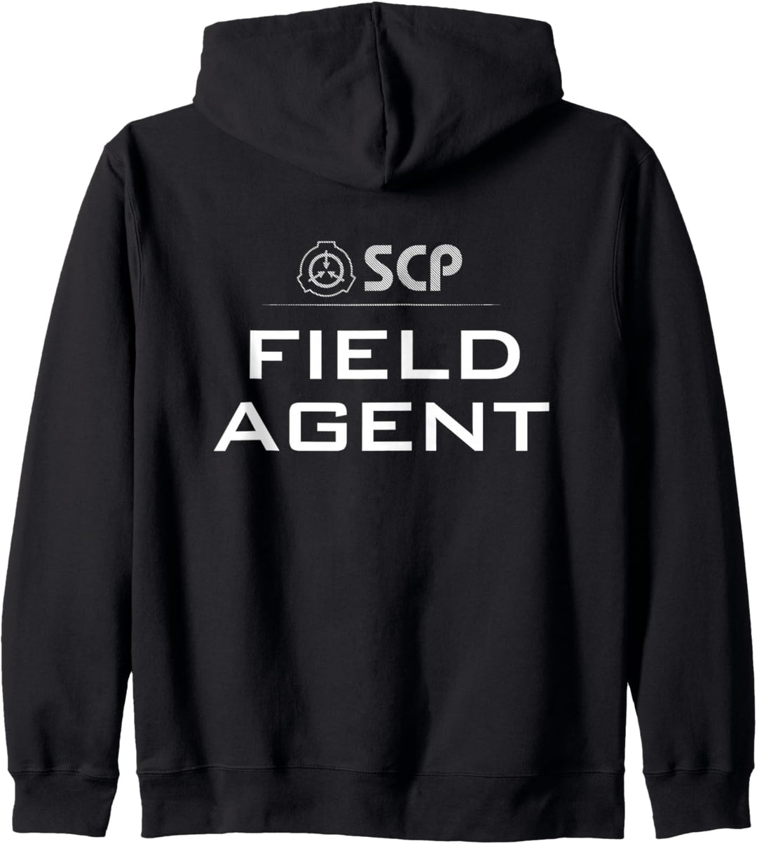 SCP Foundation Field Agent, Design auf der Rückseite Kapuzenjacke