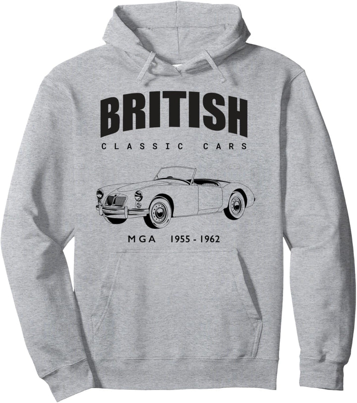Britische klassische Sportwagen - MG MGA-Abbildung Pullover Hoodie