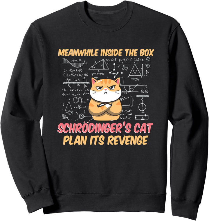 Meanwhile Inside The Box Schrödinger's Cat Plans Its Revenge Sweatshirt