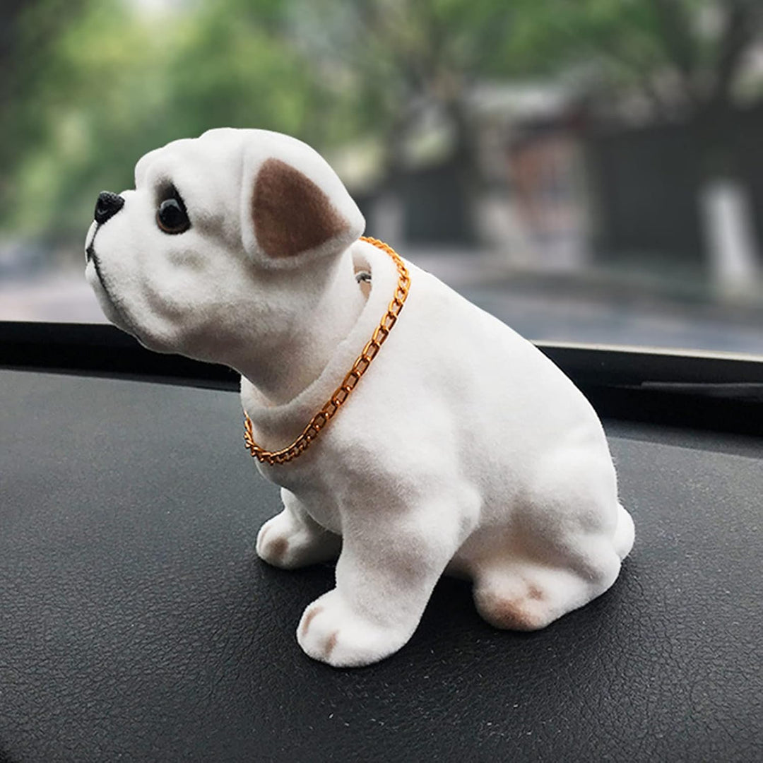 Wackelkopf Hunde,Auto Puppe,Harz Niedlich Schütteln Kopf Hund Dekoration,für Auto Innenraum Home Des