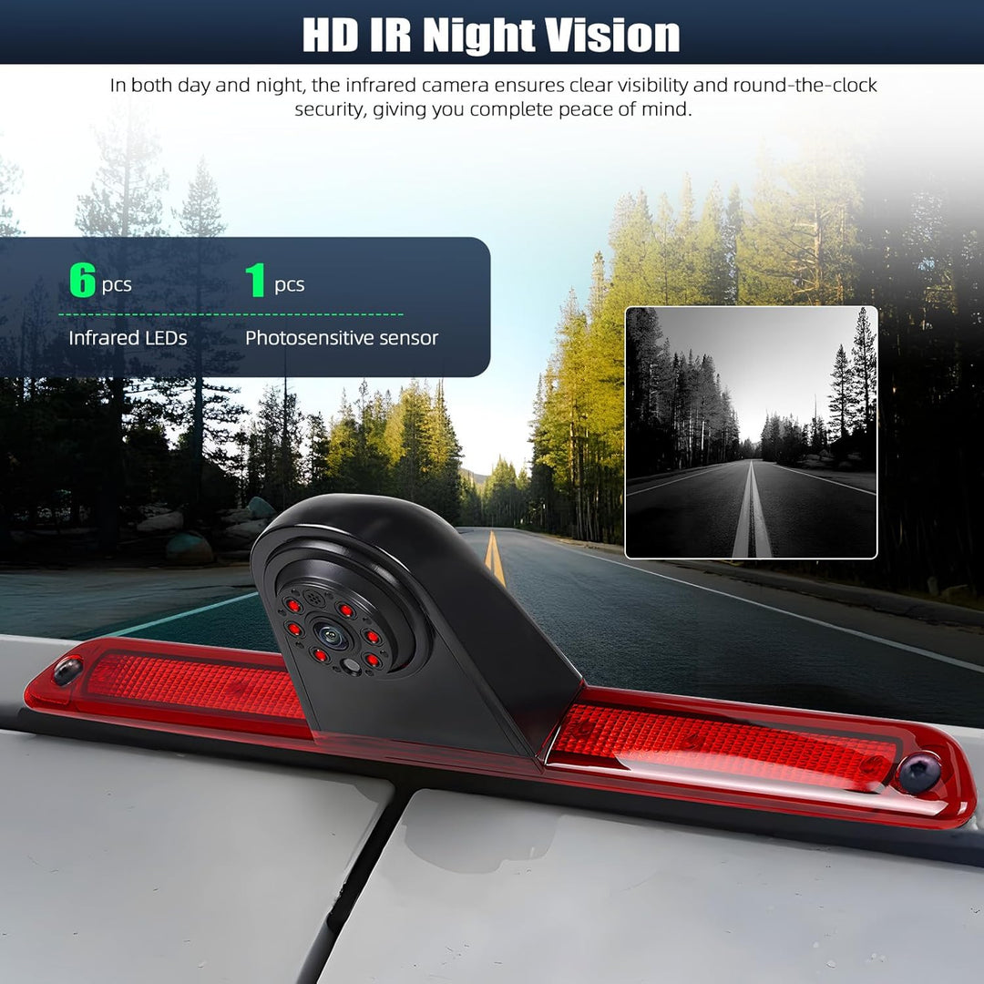 720P HD Rückfahrkamera für Mercedes Sprinter 2006-2019 & VW Crafter 2007-2019, 140° Weitwinkel, IP67