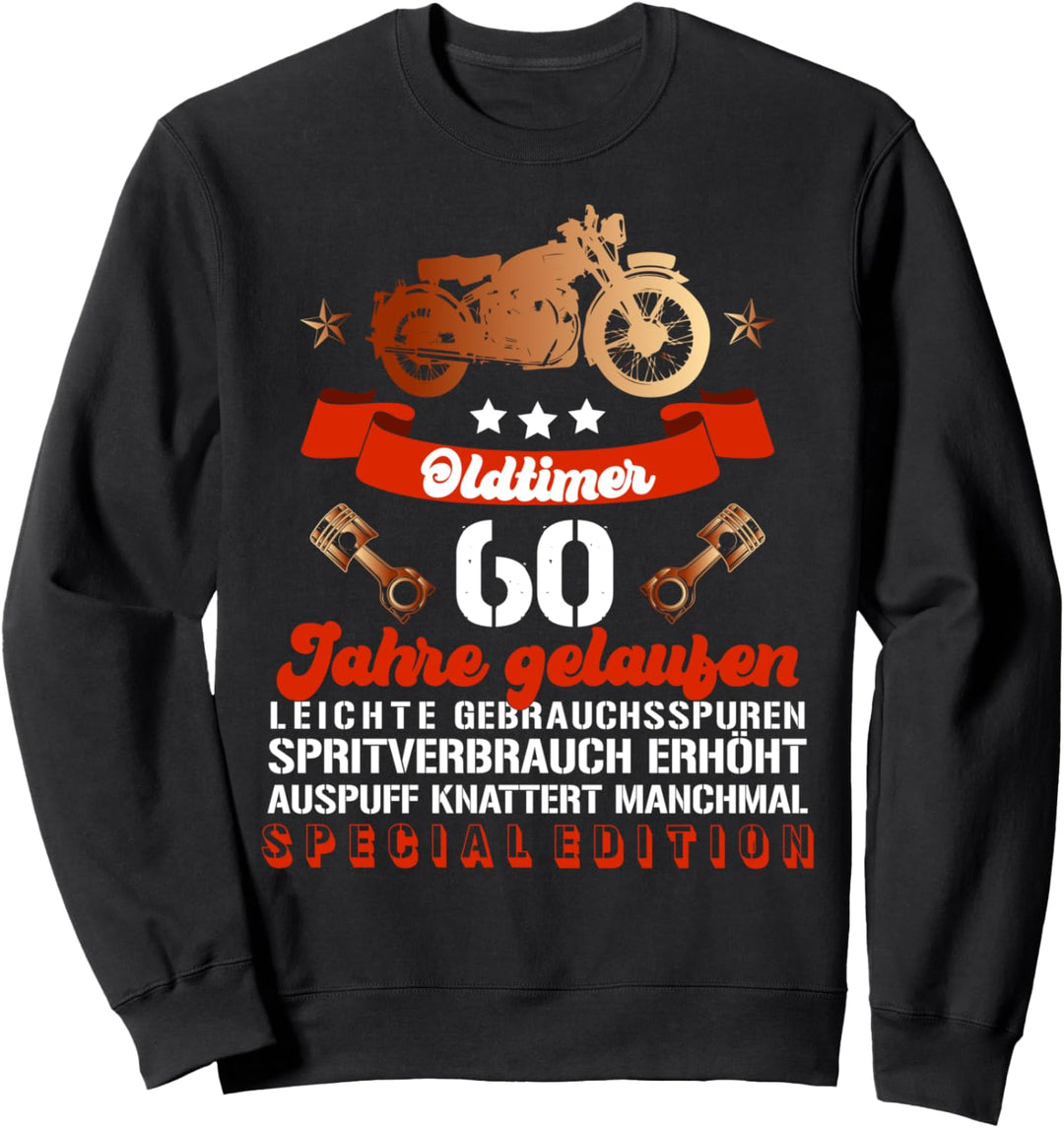 Retro 60 Jahre geburtstagskarte 60 retro Sweatshirt