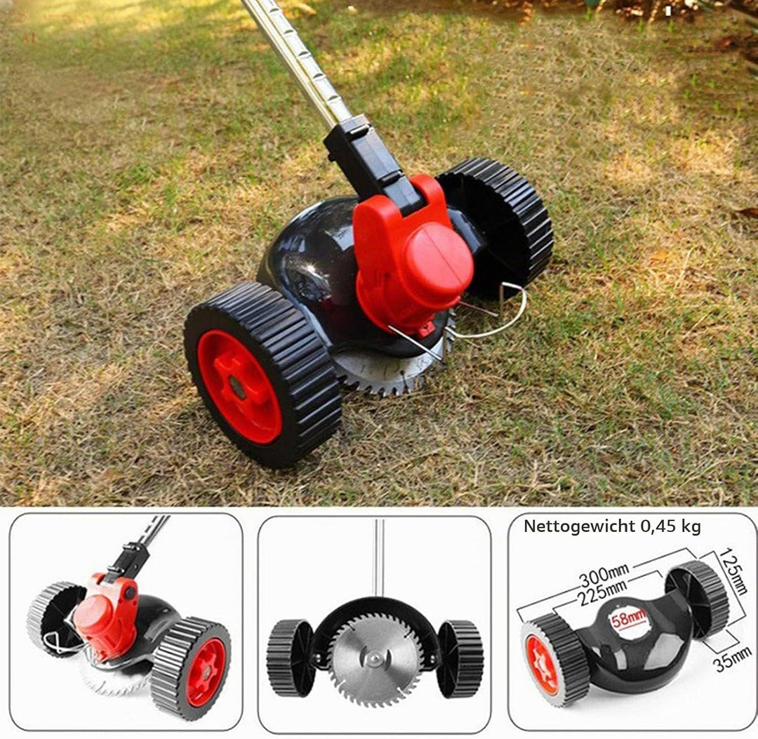 Trimmer-Stützrad, Leichtes Rasentrimmer-Rad-Aufsatz, Hilfsräder, Höhenverstellbares Trimmer-Rad, Ers