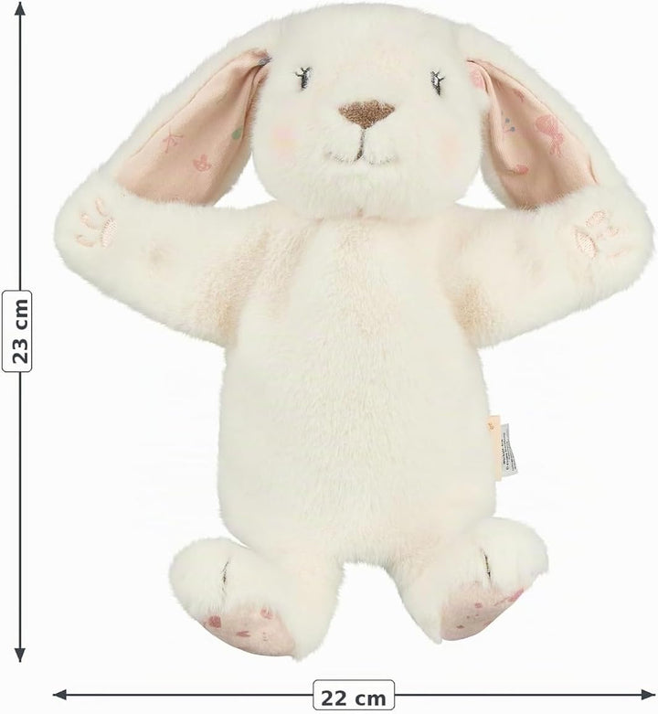 Sterntaler Kinder Handpuppe Hase Hanni - weiches Spielzeug zum Puppentheater, Erzählen, Kuscheln &amp; z