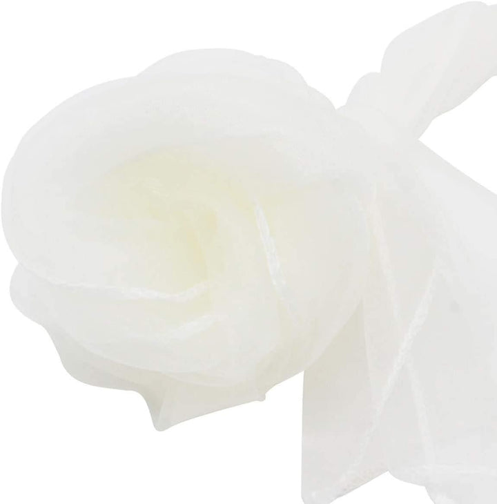JIUERYY 50 Stück Bänder aus Organza, Stuhlhusse, Schleifen, Hochzeit, Dekoration, Zeremonie, Party,