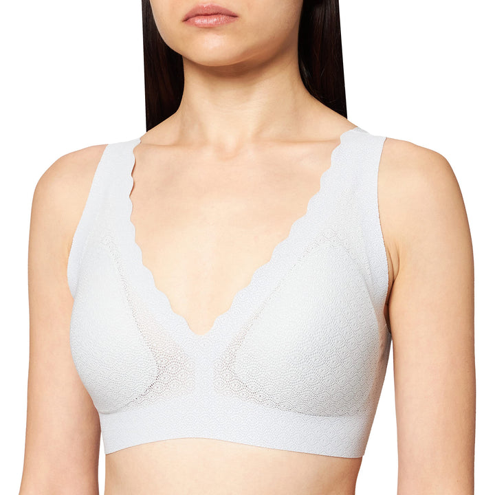 sloggi Damen Zero Feel Lace Bralette BH, Platino, XS