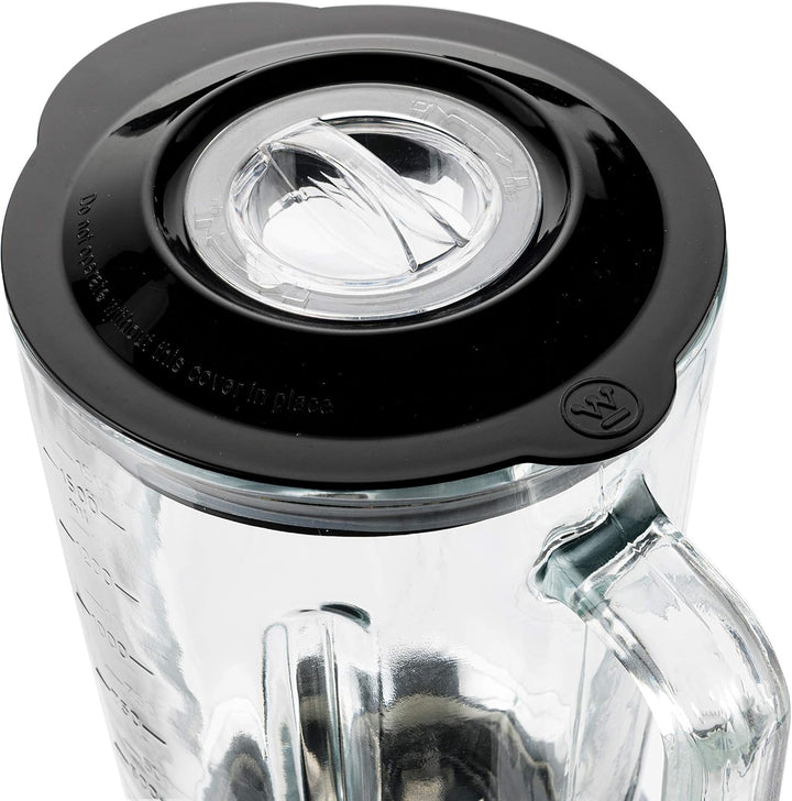 Westinghouse Retro-Standmixer, 1,5 L, Smoothie-Maker & Eiscrusher, 4 Geschwindigkeiten, Glaskanne, 6