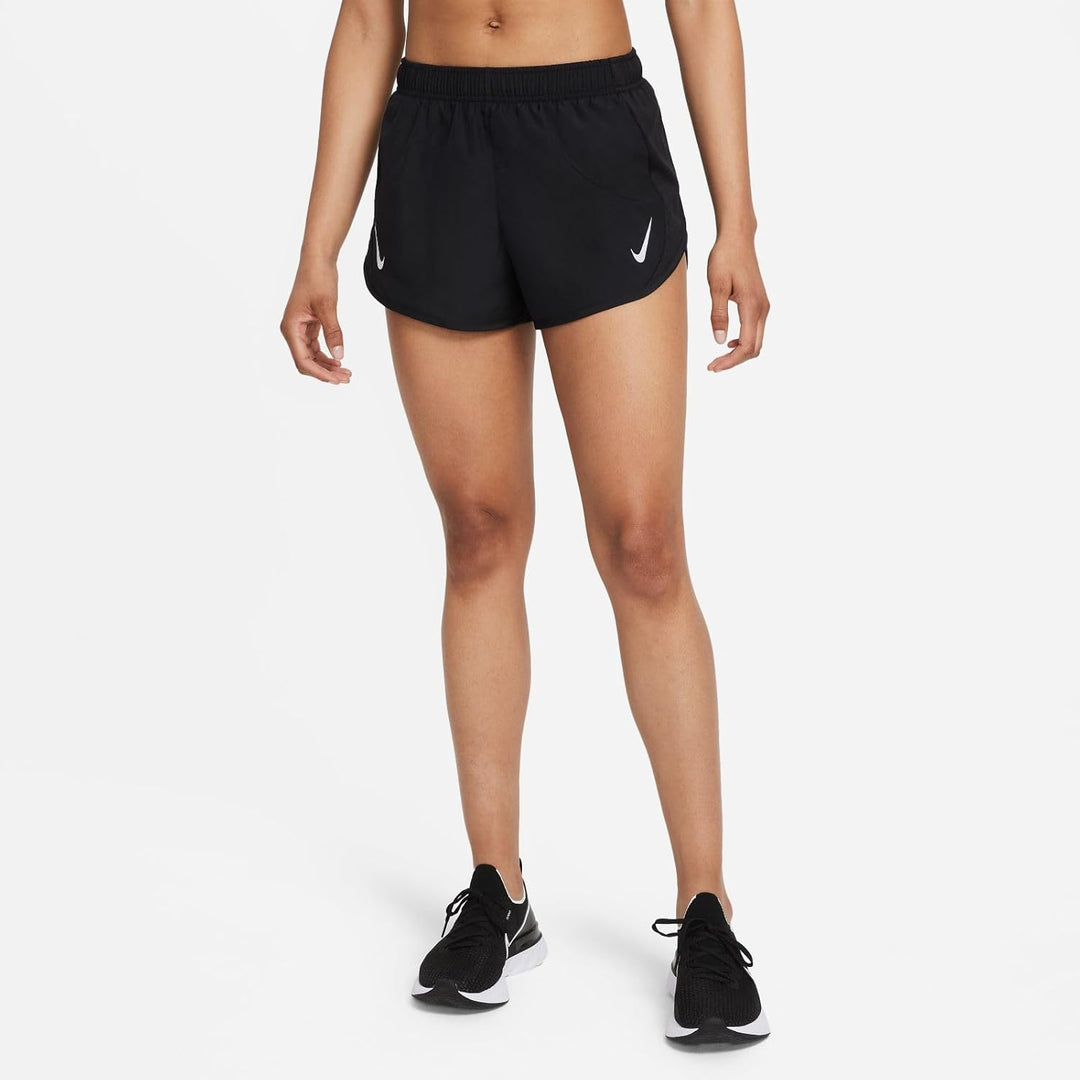 Nike Damen Shorts Df Tempo S Black/Reflective Silv, S Black/Reflective Silv