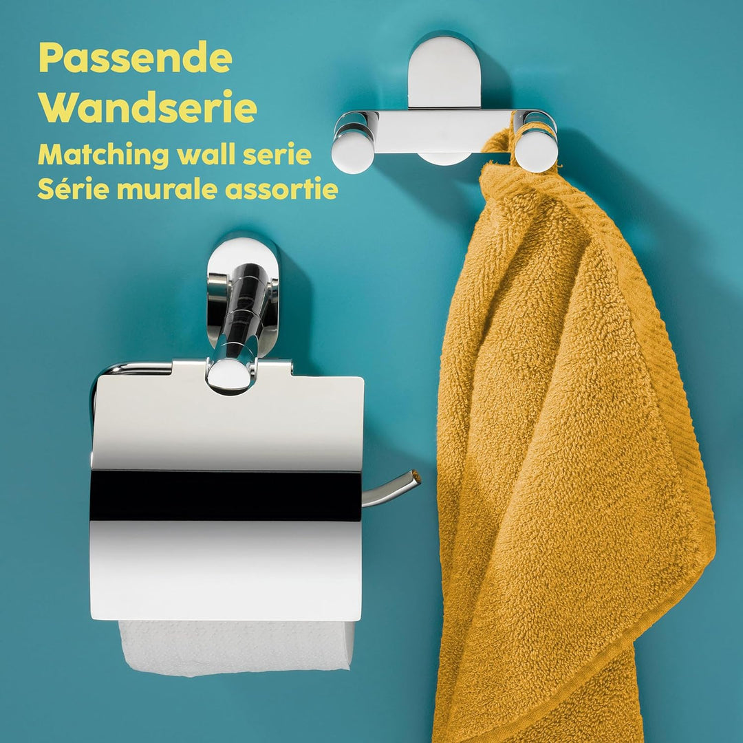 Kela 22699 Handtuchhalter, 3 Stangen, Rostfrei, Edelstahl 18/10, 92,5 cm Höhe, Lucido, Silber Glänze