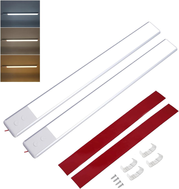 Intckwan 12 Volt Led Lampen Wohnmobil, 168LEDs, 10W, Dimmbar Dach Wohnmobilbeleuchtung mit Speichers