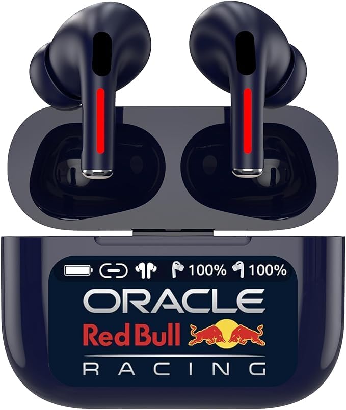Red Bull Racing In-Ear Bluetooth Kopfhörer RB-EB110 mit ANC Noise Cancelling, ENC Mikrofon, 13mm Tre