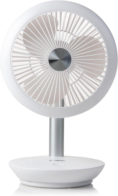 Domo DOMO DO8147 Tischventilator 5 W (Ø x H) 18 cm x 28.2 cm Weiss