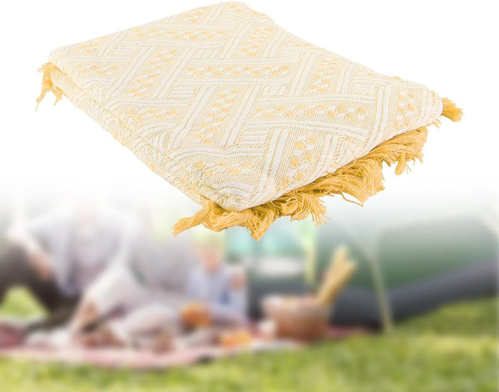 Boho-Picknickdecke, wasserdichte, waschbare Stranddecke, Strandmatte, Campingdecke für Outdoor/Pickn
