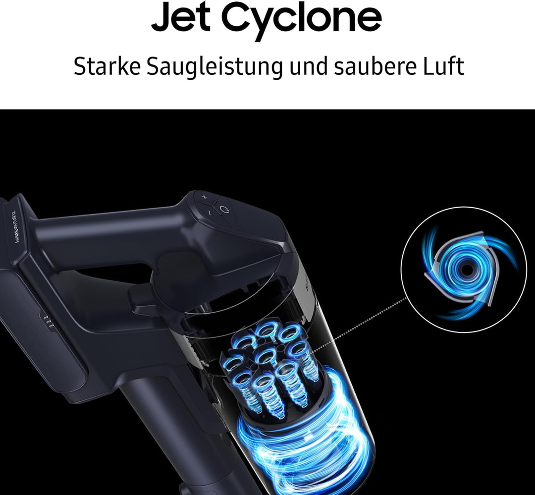 Samsung Jet 75E PetPRO Akku-Staubsauger, 200 W, Inkl. Tierhaarbürste Pet Tool und weiterem Zubehör,