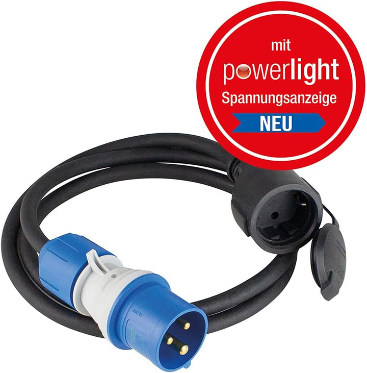 as - Schwabe Camping CEE-Adapterleitung Caravan, Blau 61408 &amp; Camping CEE-Adapterleitung Caravan, 1,