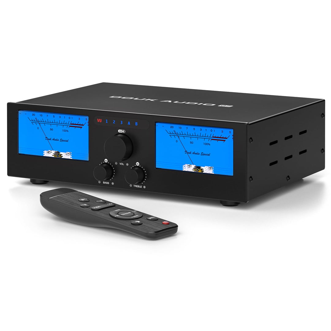 DoukAudio 600W 2/4-Kanal Verstärker: Lautsprecherwähler | Digitalverstärker für Eversolo DMP-A6 mit
