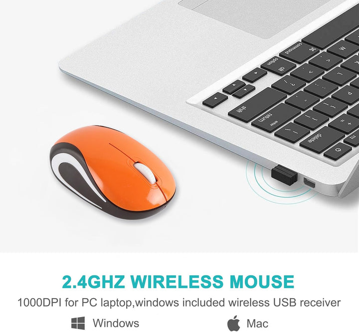 Kabellose Maus Niedliche Mini-Computermaus Kleine Grösse Tasche Tragbare Kompakte Reise USB Optische