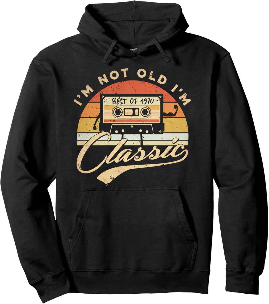 50. Geburtstag Geschenk Vintage 1970 50 Jahre Männer Frauen Pullover Hoodie