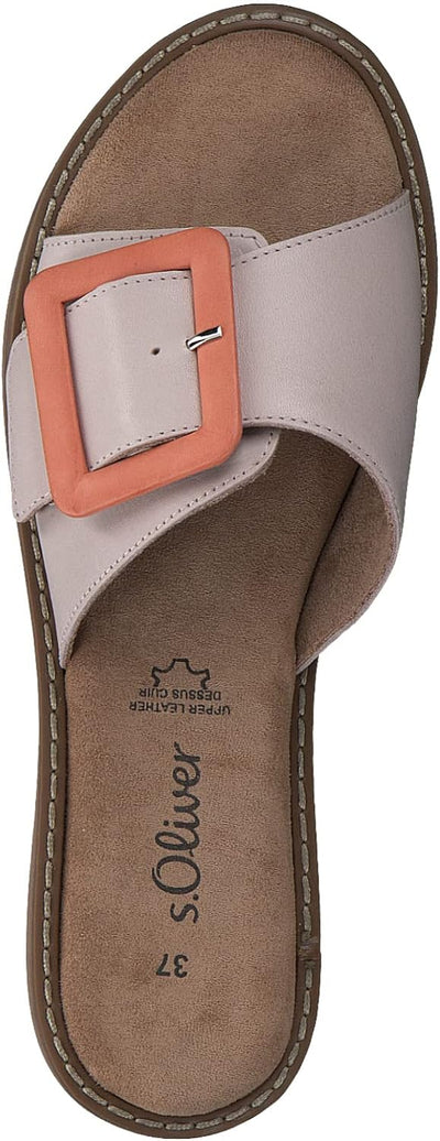 s.Oliver Damen Pantolette 5-27111-20 36 EU Nude Coral, 36 EU Nude Coral