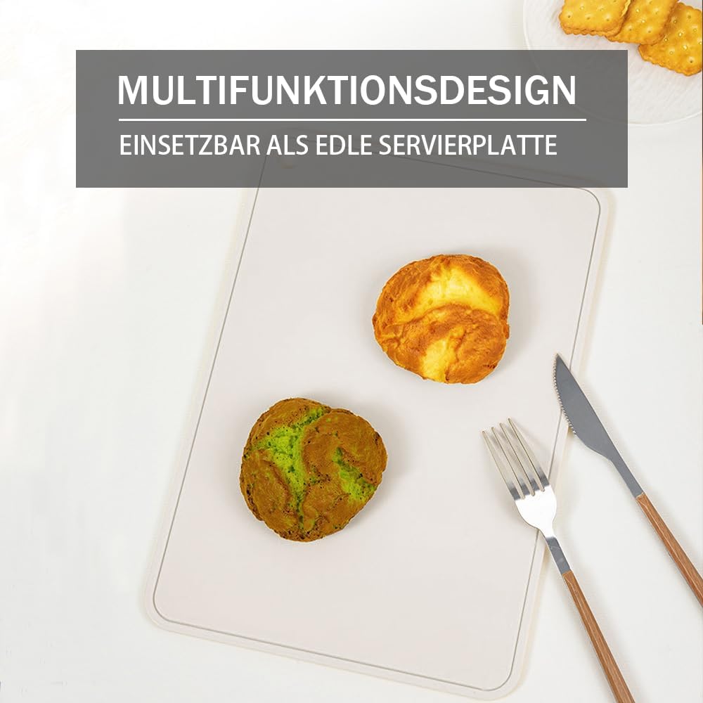 TPU Schneidebrett Flexibles BPA-frei mit Messer- und Saftrille kratzfeste flexible Schneidebretter f