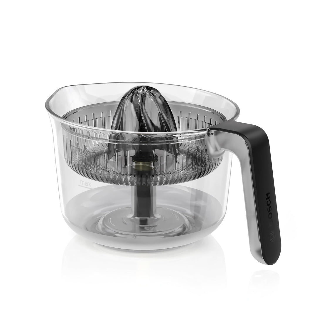 Bosch Zubehör MUZS68ZP, Zitruspresse, für frische Säfte, Ausgiesser, Griff, Serviergefäss, für Küche