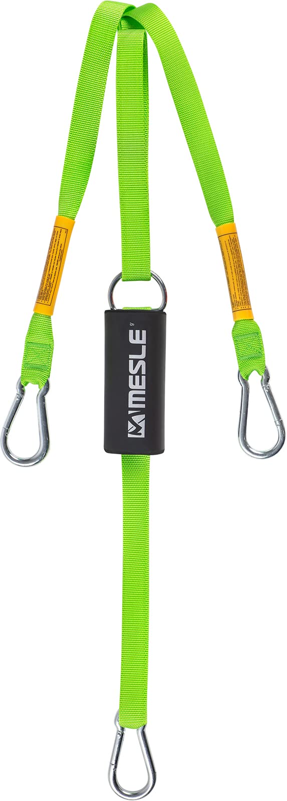 Mesle Schleppdreieck Centrix 2 Personen Wassersport Pulley Wasserskidreieck lime 366 cm (12'), lime