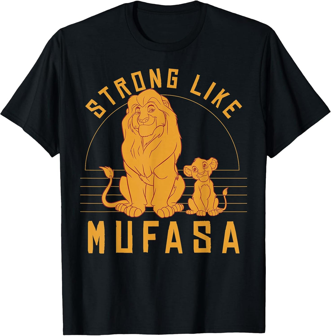 Disney Lion King Simba Strong Like Mufasa Graphic T-Shirt