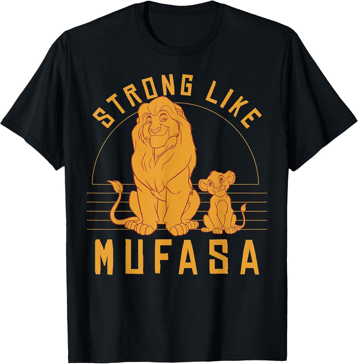 Disney Lion King Simba Strong Like Mufasa Graphic T-Shirt