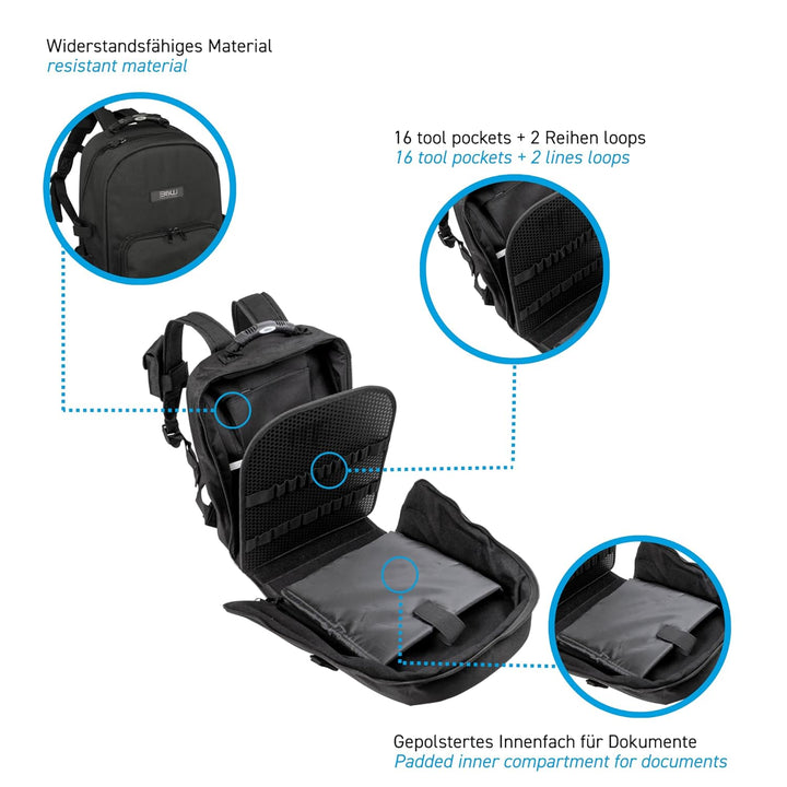 B&W Werkzeugtasche Move, 116.02 (Lieferung erfolgt ohne Werkzeug), tool.bag TEX.210 Move - 32 x 42 x