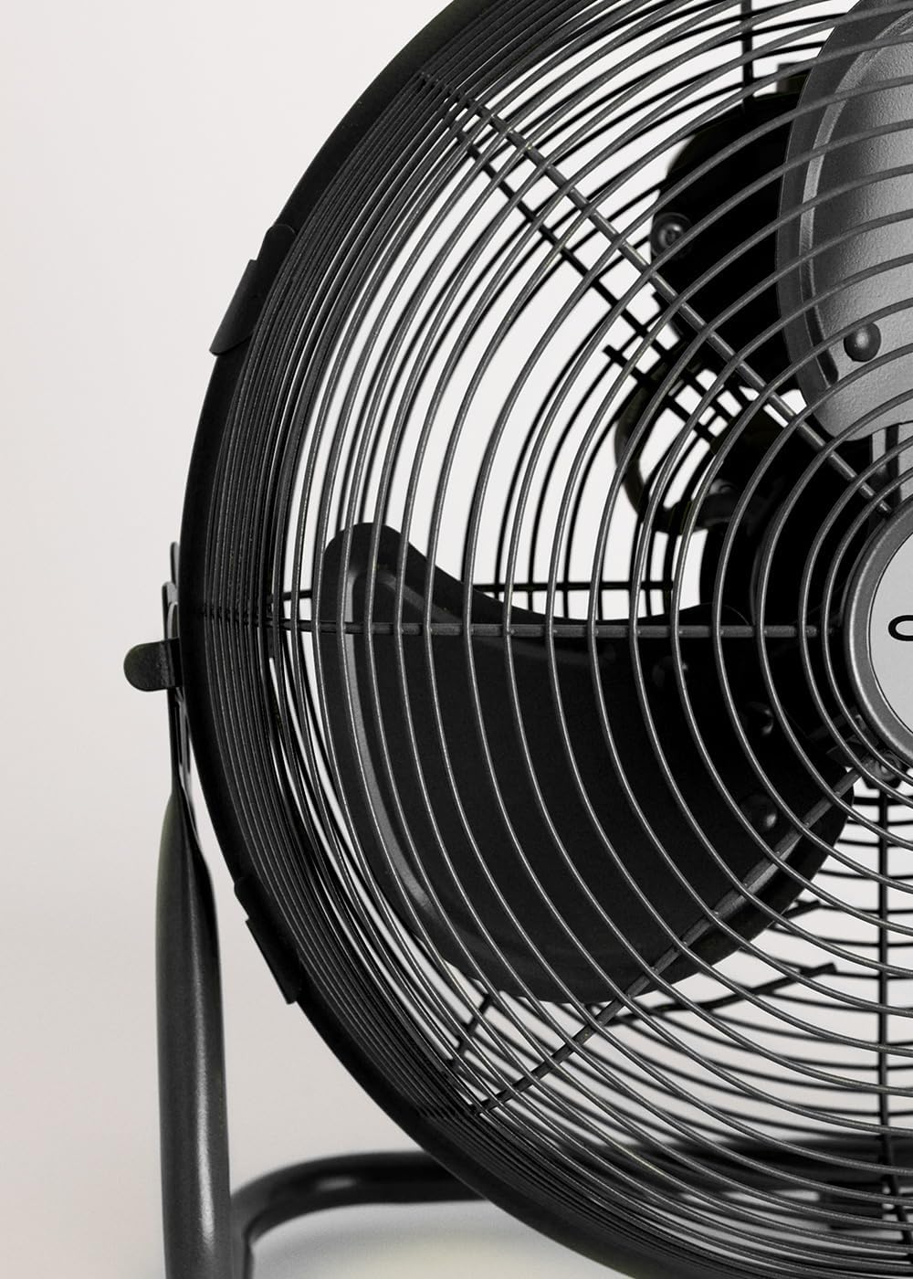 CREATE / AIR FLOOR RETRO/Industrieller Bodenventilator/Schwarzer Ventilator, 12 Zoll, starker Luftst