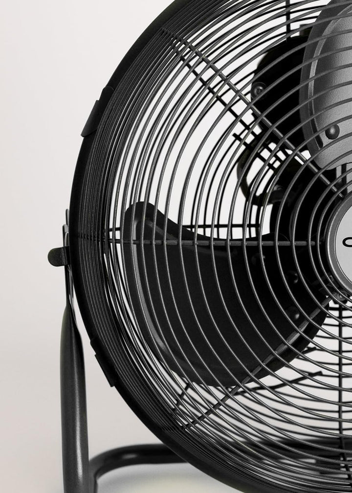 CREATE / AIR FLOOR RETRO/Industrieller Bodenventilator/Schwarzer Ventilator, 12 Zoll, starker Luftst