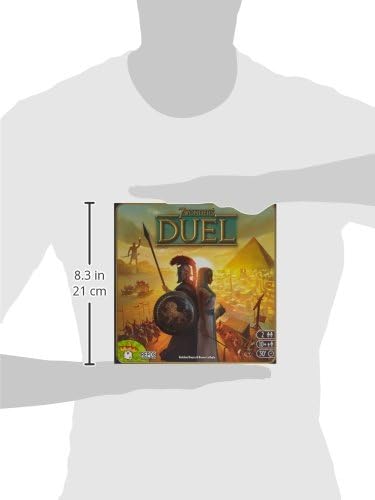 Asmodee 7 Wonders Duel, Grundspiel, Kennerspiel, Strategiespiel, 2 Spieler, ab 10+ Jahren, 30 Minute
