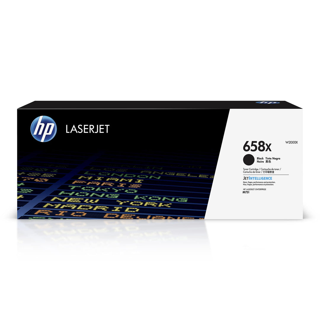 HP 658X (W2000X) Schwarz Original Toner mit hoher Reichweite für HP LaserJet Enterprise M751dn, XL S