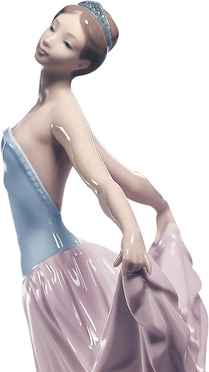 LLADRÓ Frauen-Figur Tänzerin. Ballerina. Porzellan.