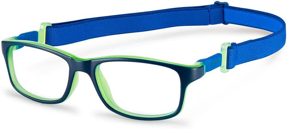 NANOVISTA Unisex Kinder Sonnenbrille 48 Bicolor Marino Mate/Amarillo Glow, 48 Bicolor Marino Mate/Am
