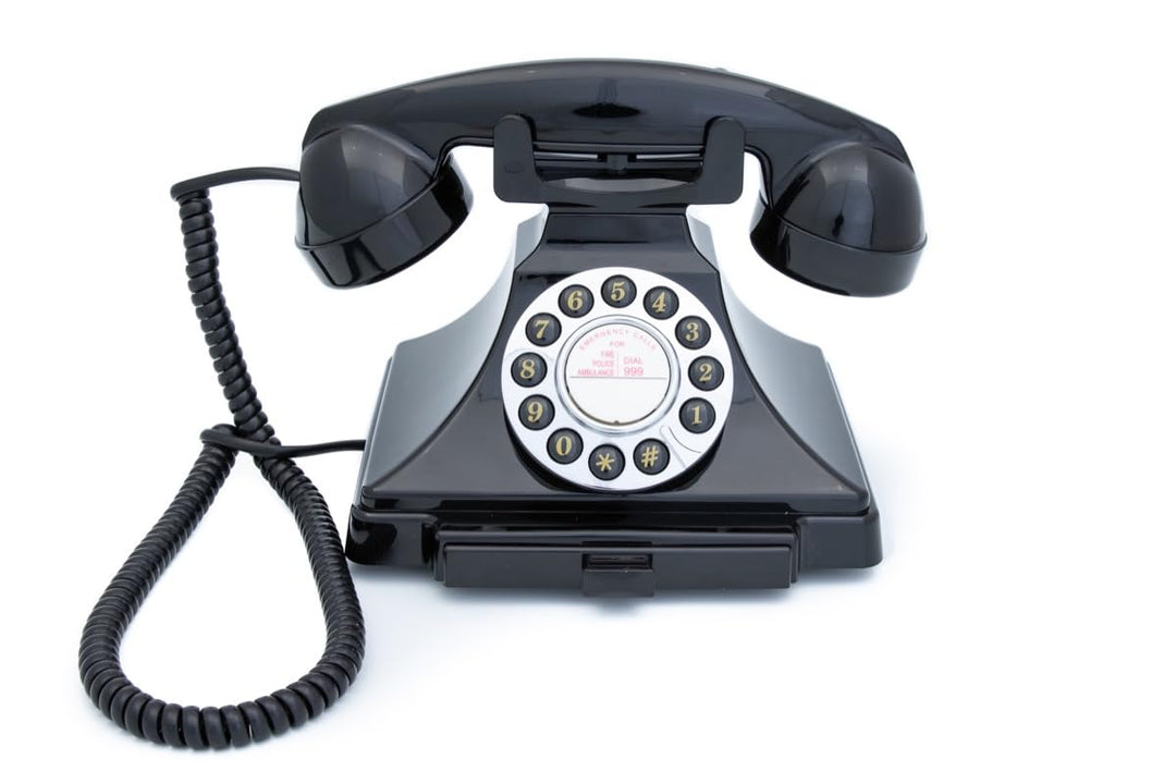 GPO 1929 S Classic Carrington Retro Drucktasten-Telefon 20er Jahre Design mit ausziehbarer Schublade