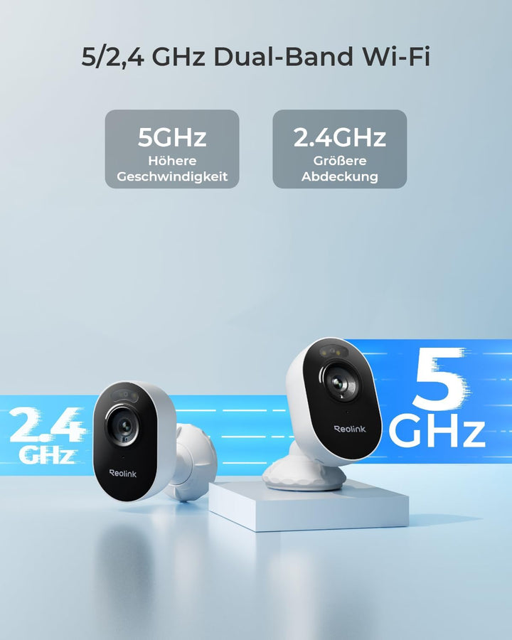 Reolink Lumus WLAN IP Kamera Outdoor mit Licht Spotlight, 1080P Überwachungskamera Aussen mit 2-Wege